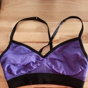 Lululemon Purple and Black Women's Bra